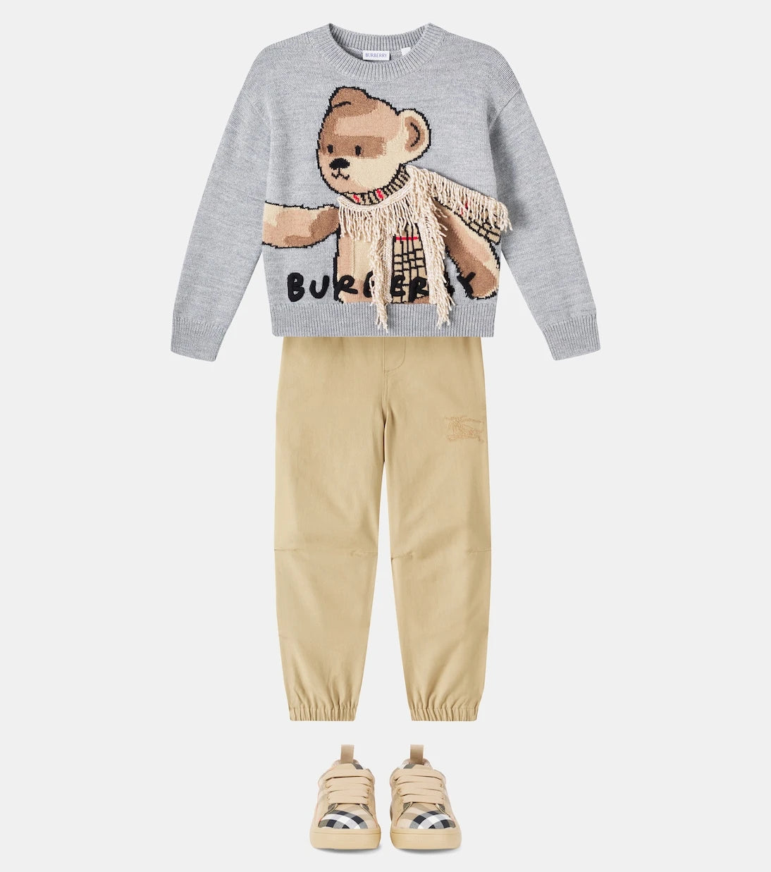 Burberry Kids - سويتر توماس بير الصوفي