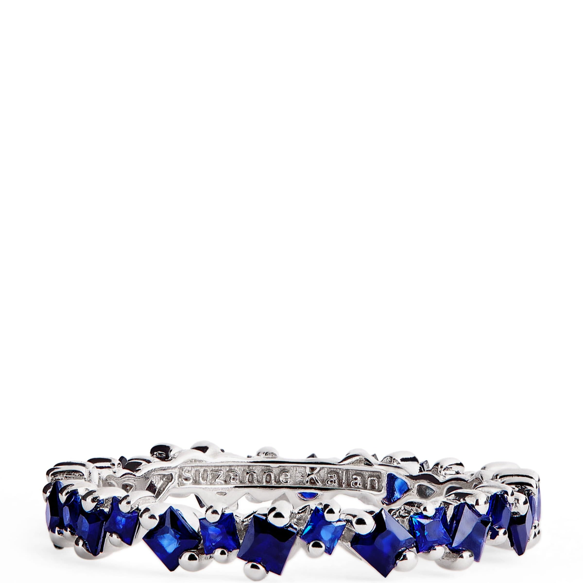 White Gold and Sapphire La Fantasie Cosmic Eternity Ring