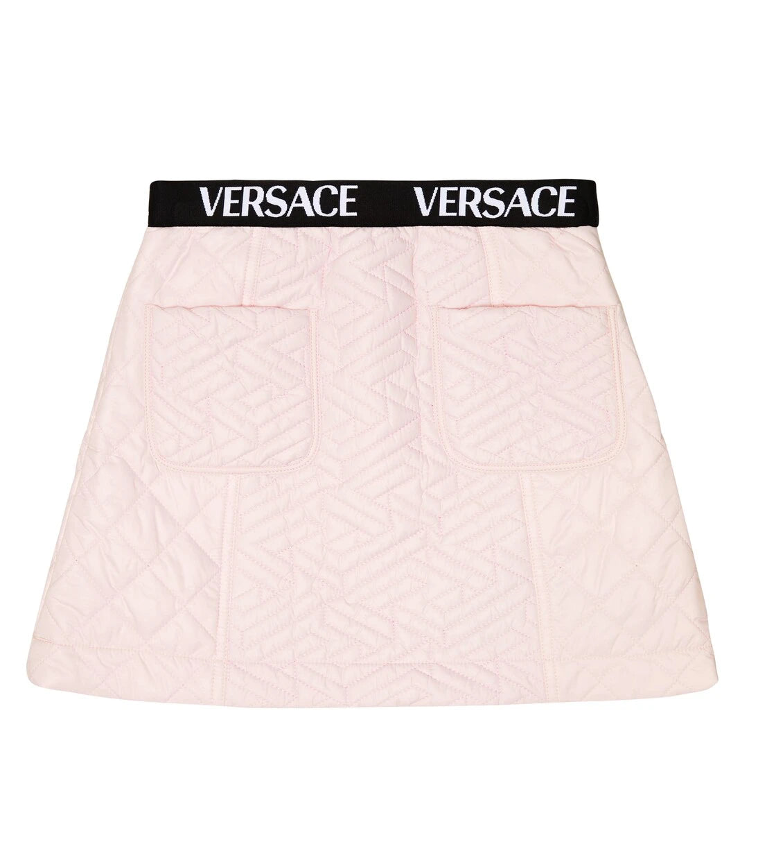 Versace Kids - La Greca quilted skirt