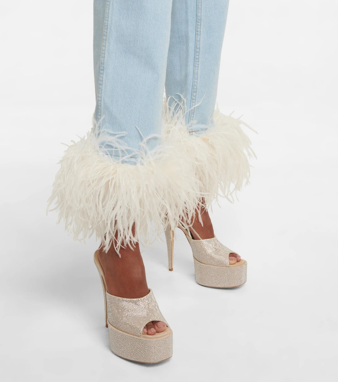 Paris Texas - Holly Marina embellished suede sandals
