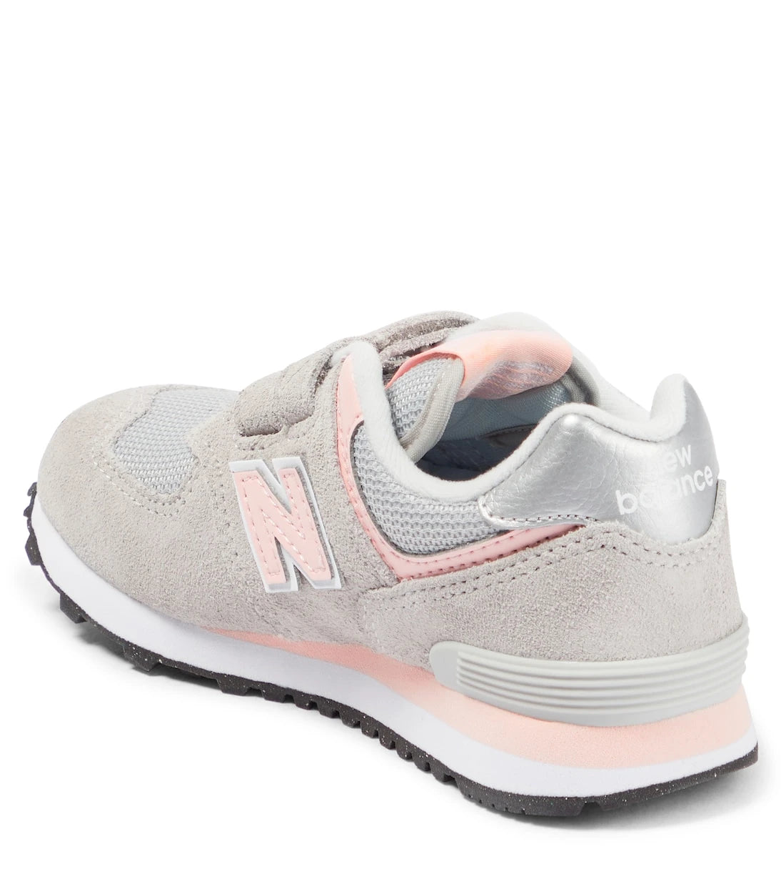 New Balance Kids - حذاء رياضي من الشمواه للأطفال 574 Core Hook & Loop