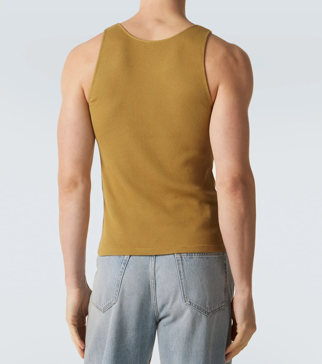 Saint Laurent - Cassandre cotton tank top