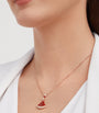 Rose Gold, Carnelian and Diamond Divas' Dream Necklace