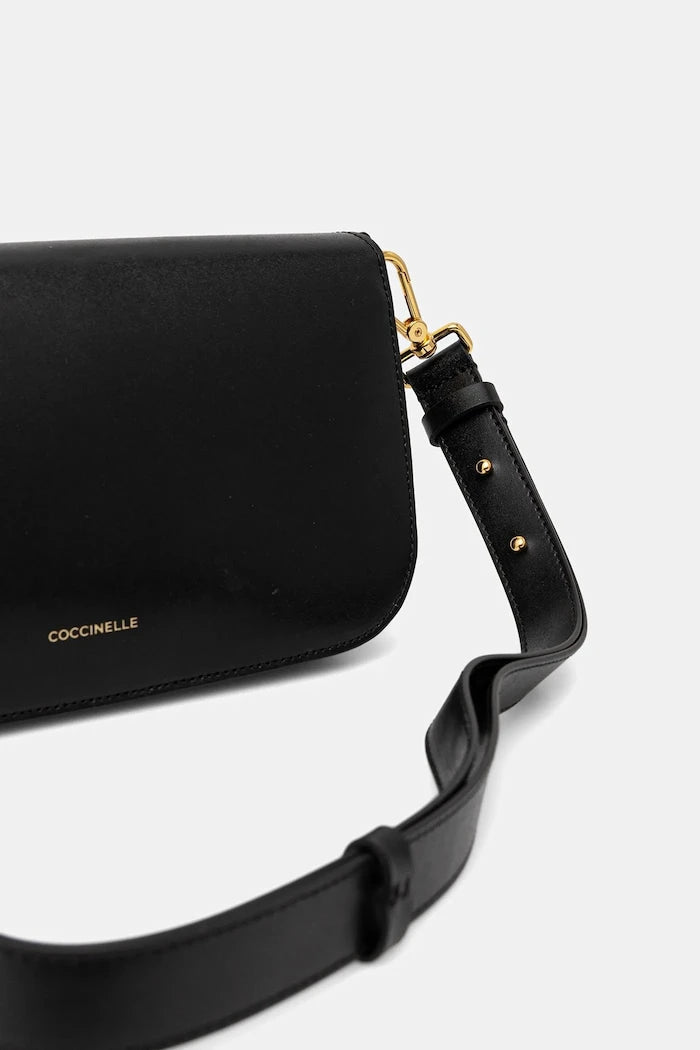 Кожена чанта Coccinelle COCCINELLE C-ME CALF