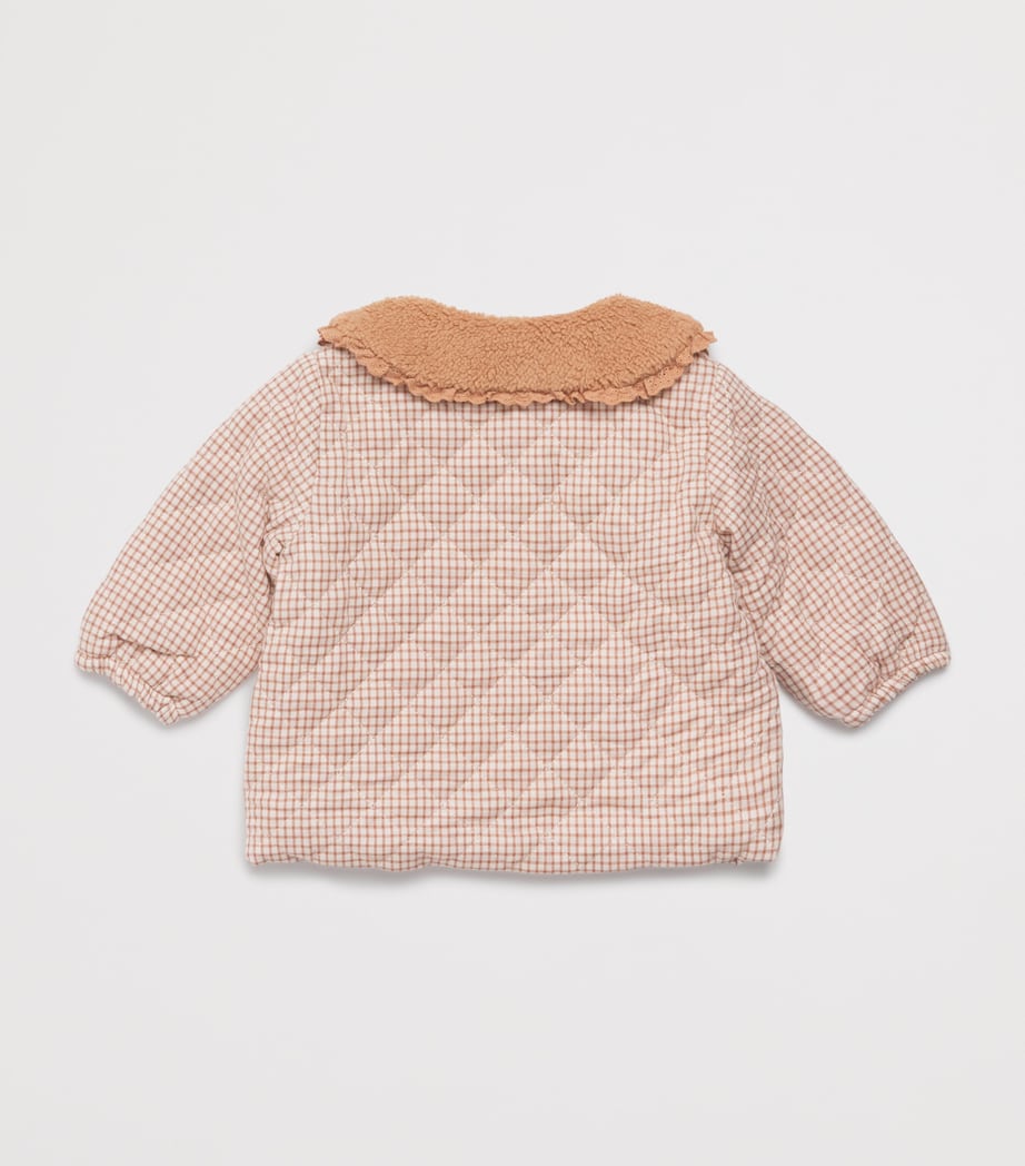 Cotton Sherpa-Trim Astrid Jacket (6-36 Months)