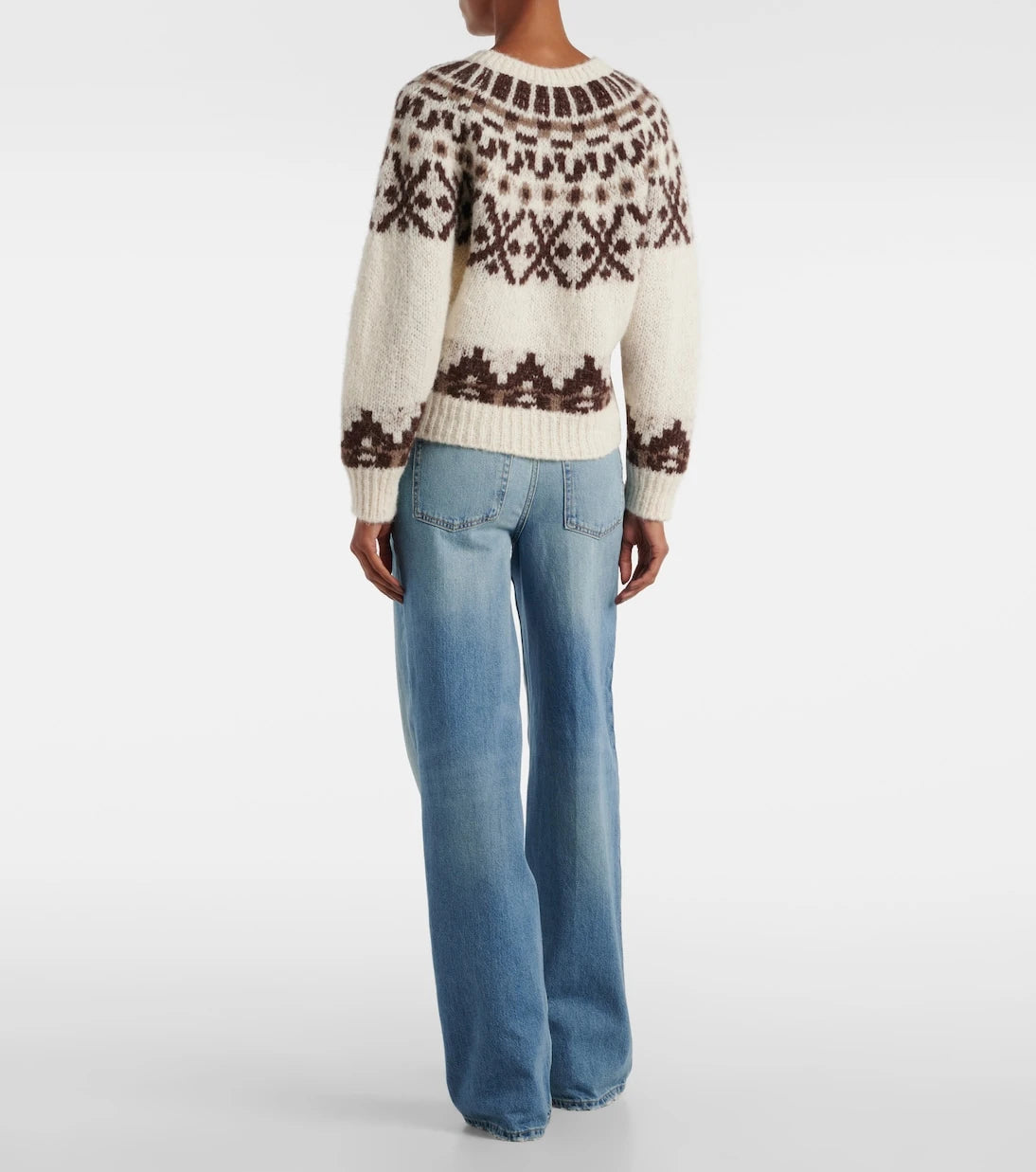 Frame - سترة Fair Isle من مزيج الألبكة