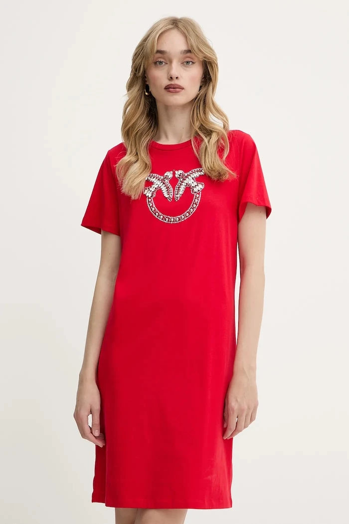Памучна рокля Pinko Answear Exclusive