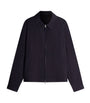 Dunhill Black Wool-Silk Shirt Jacket