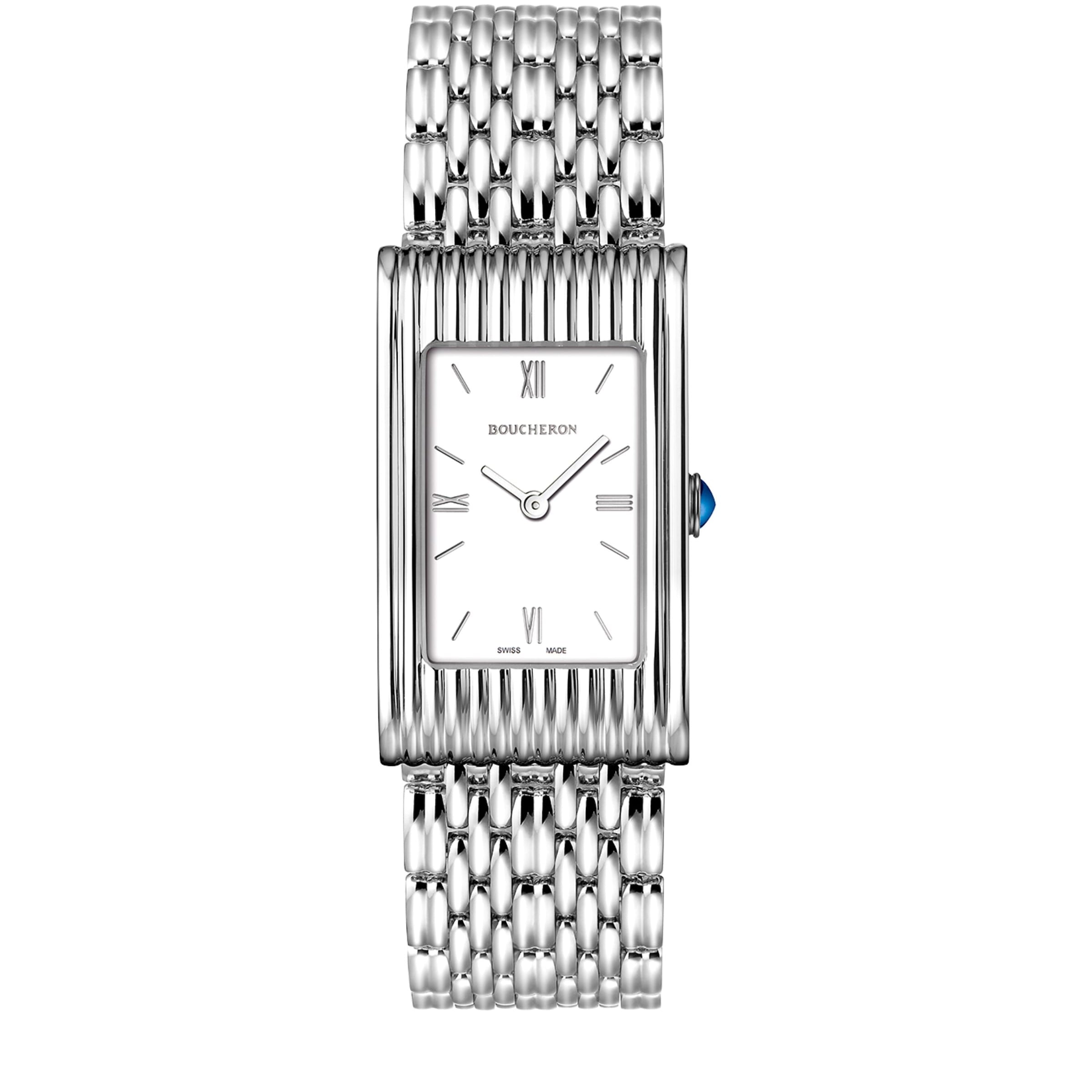 Boucheron Stainless Steel Medium Reflet Watch 21mm