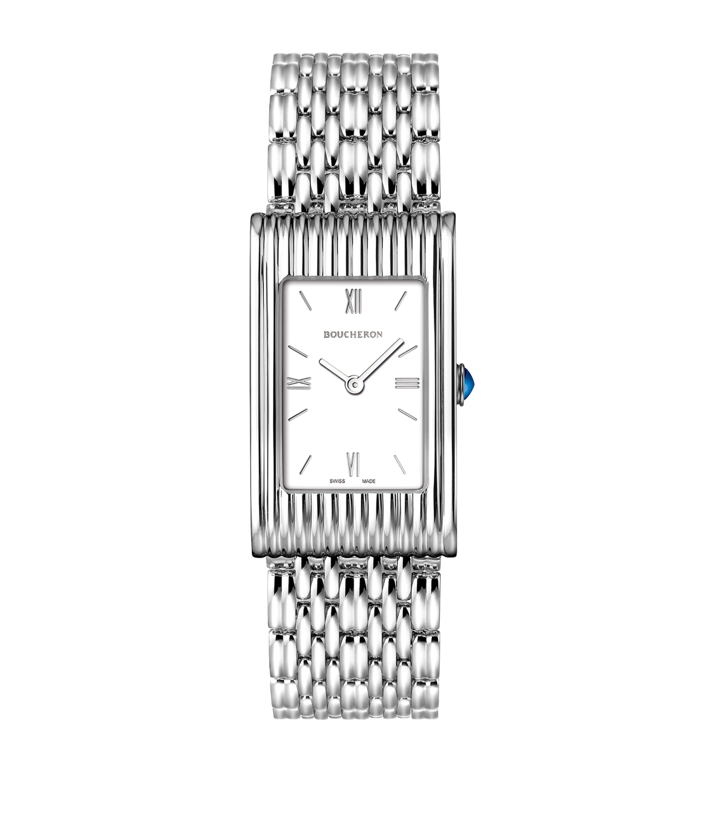 Boucheron Stainless Steel Medium Reflet Watch 21mm