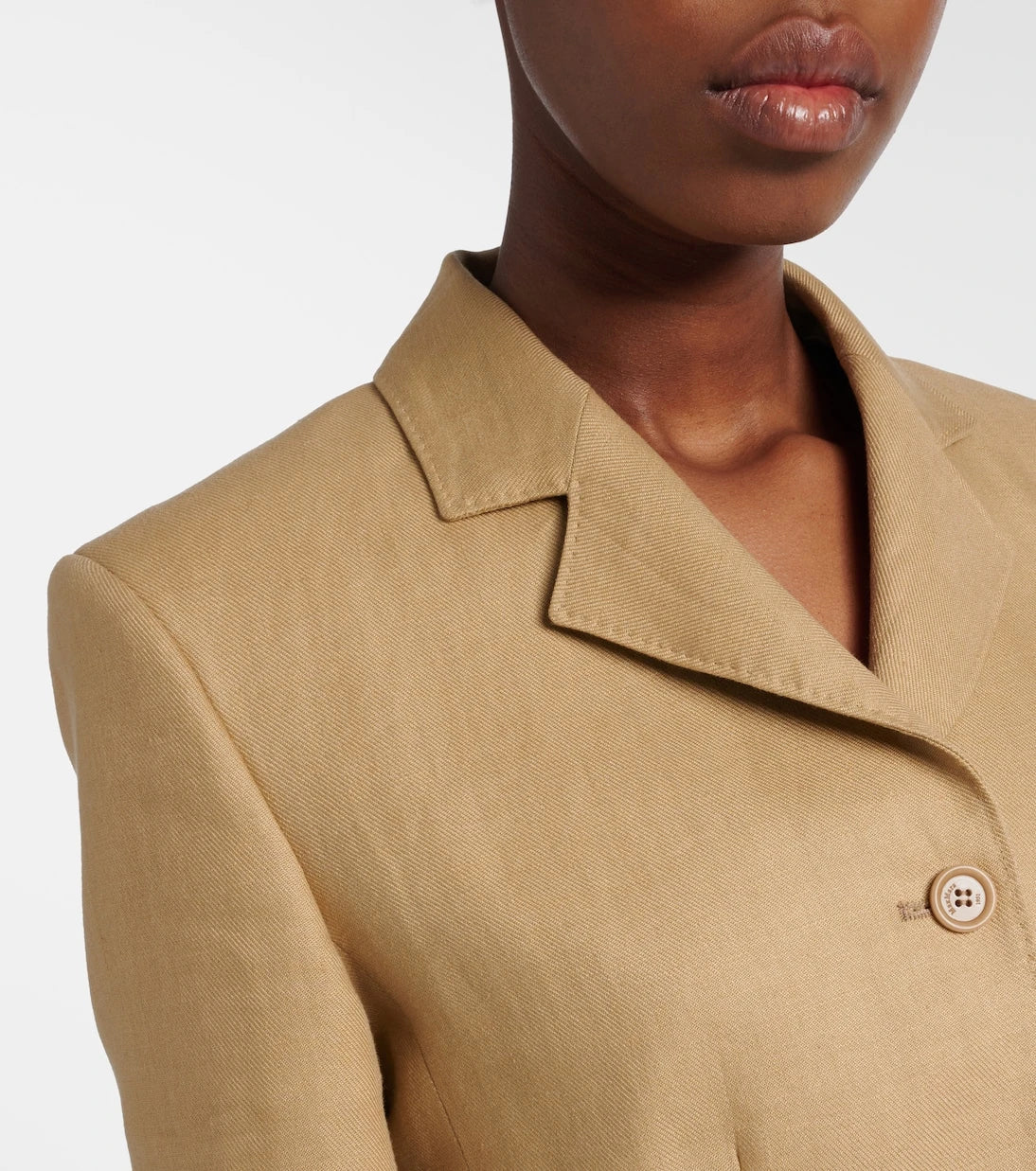 Max Mara - Buono cropped linen blazer