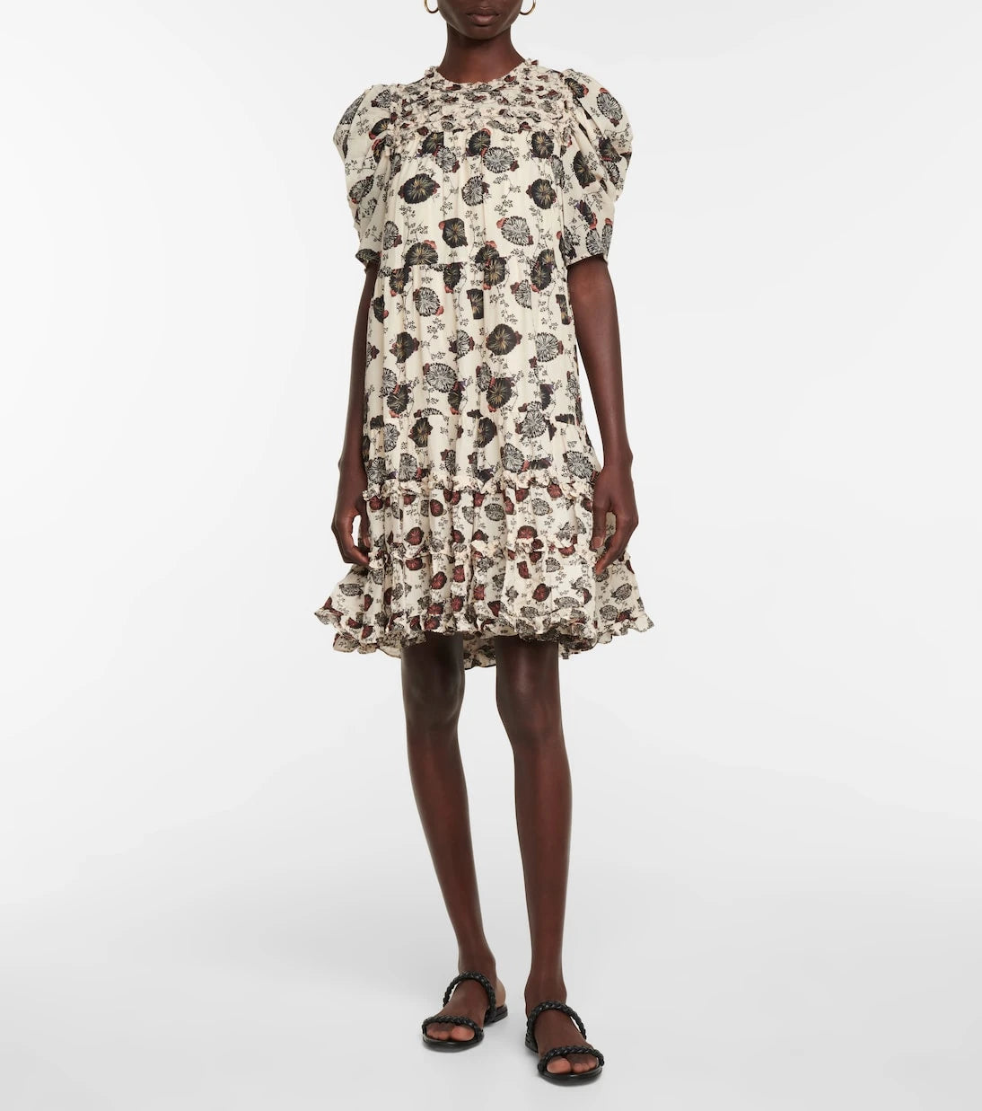 Ulla Johnson - Cassian floral cotton-blend midi dress