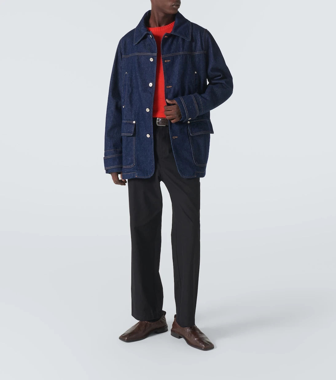 Wales Bonner - Shadow denim jacket