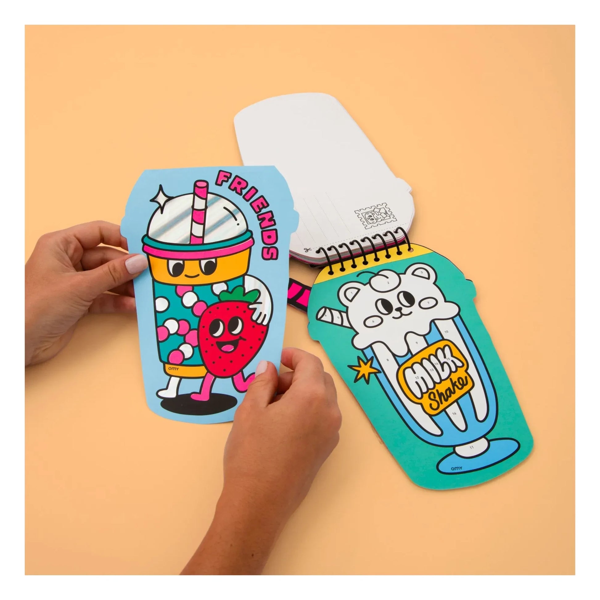 Omy - Bubble Tea activity book with stickers