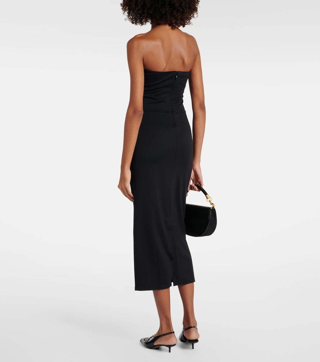 Staud - Cortona strapless midi dress