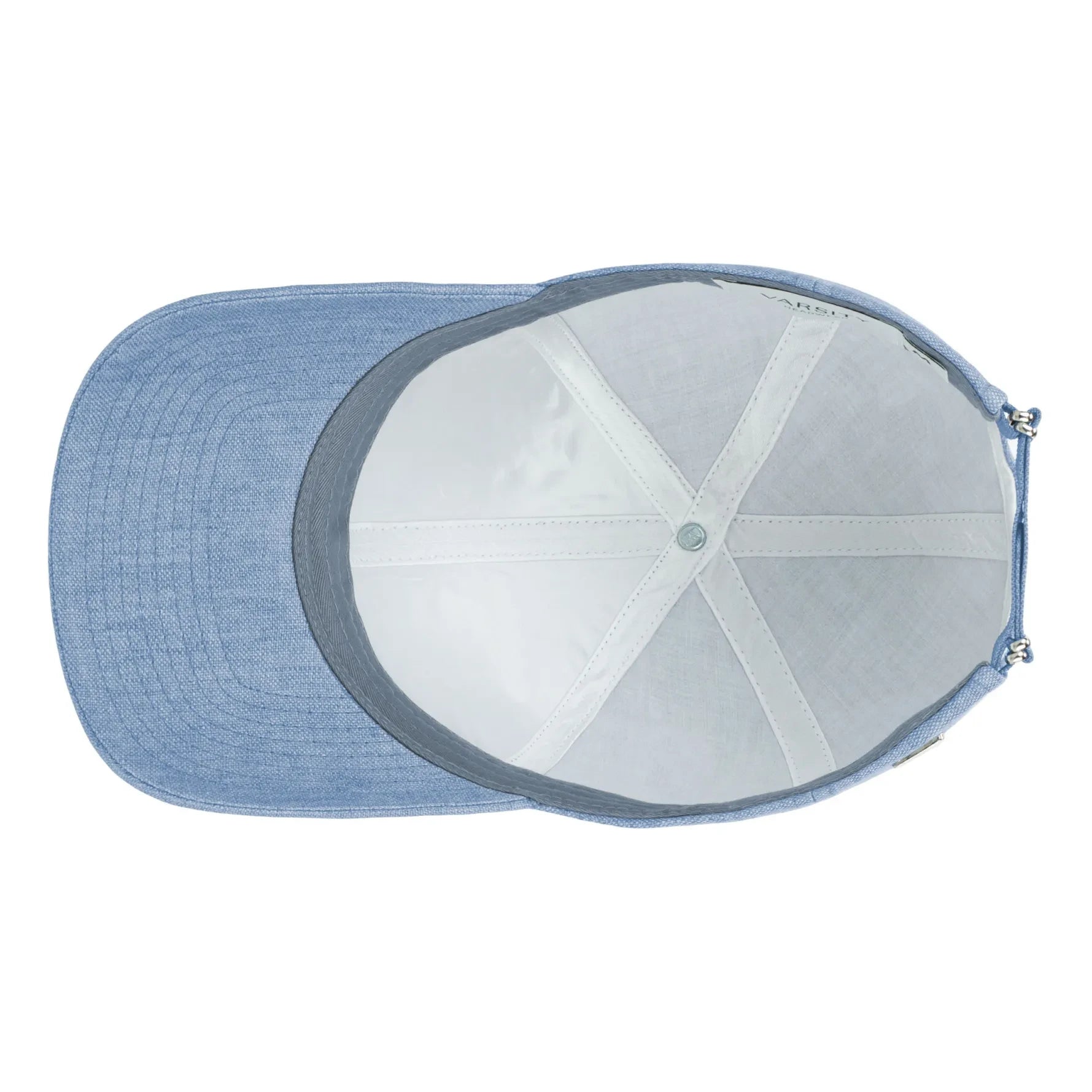 Varsity Headwear - Linen Cap | Azure blue