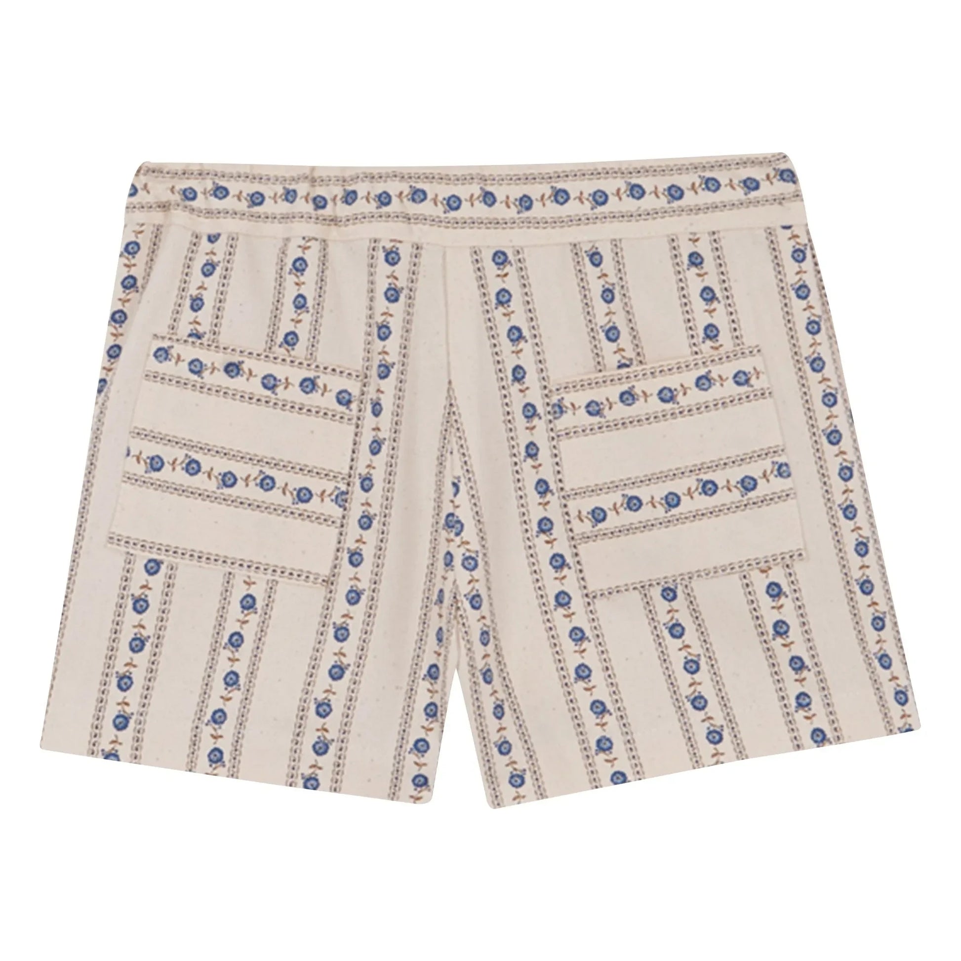 birinit - Bermuda shorts Sariñena Flowers | Ivory