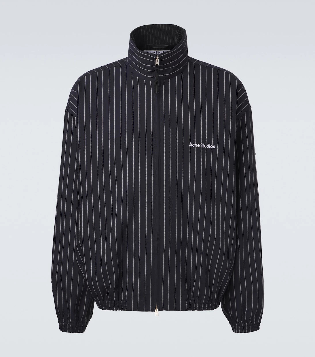 Acne Studios - Pinstripe wool and cotton-blend jacket