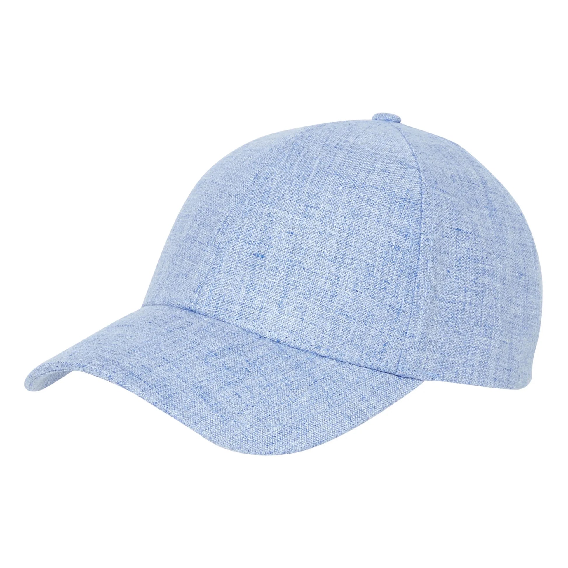 Varsity Headwear - Linen Cap | Azure blue