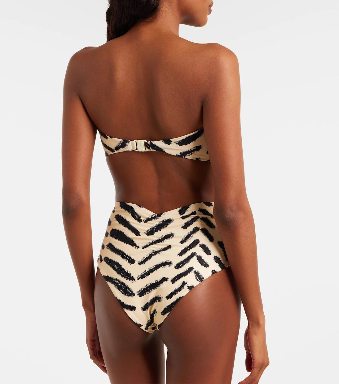 Johanna Ortiz - Printed bandeau bikini top