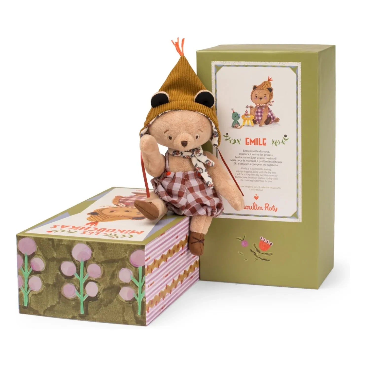 Moulin Roty - Emile the little bear plush
