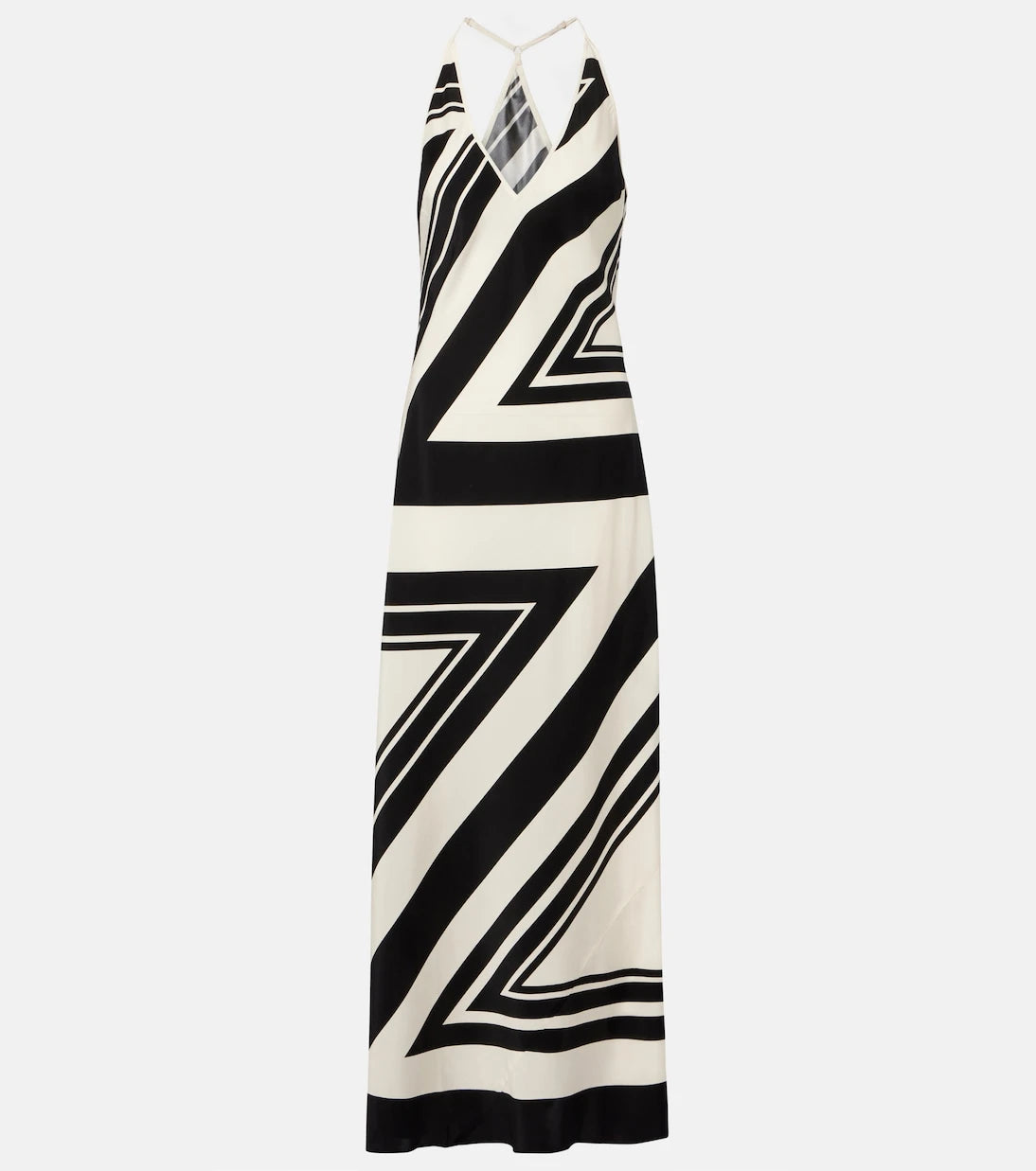 SIR - Pietra printed silk crêpe maxi dress