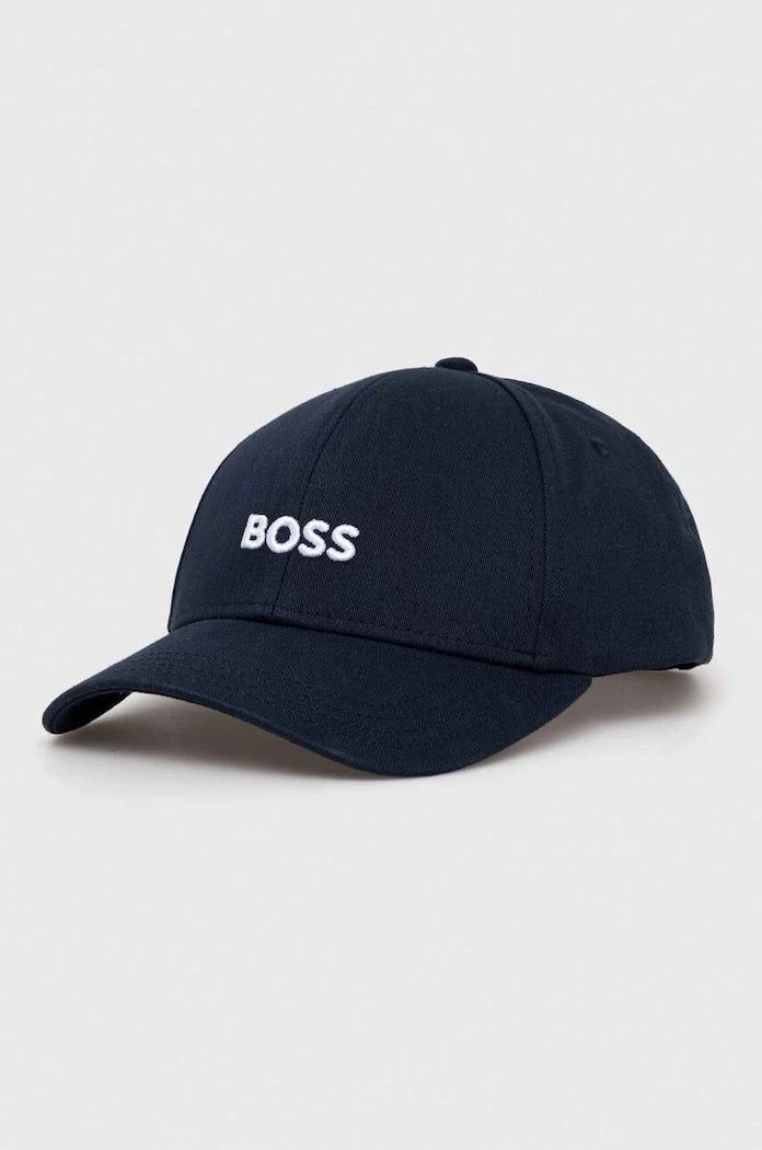 Памучна шапка с козирка BOSS Zed