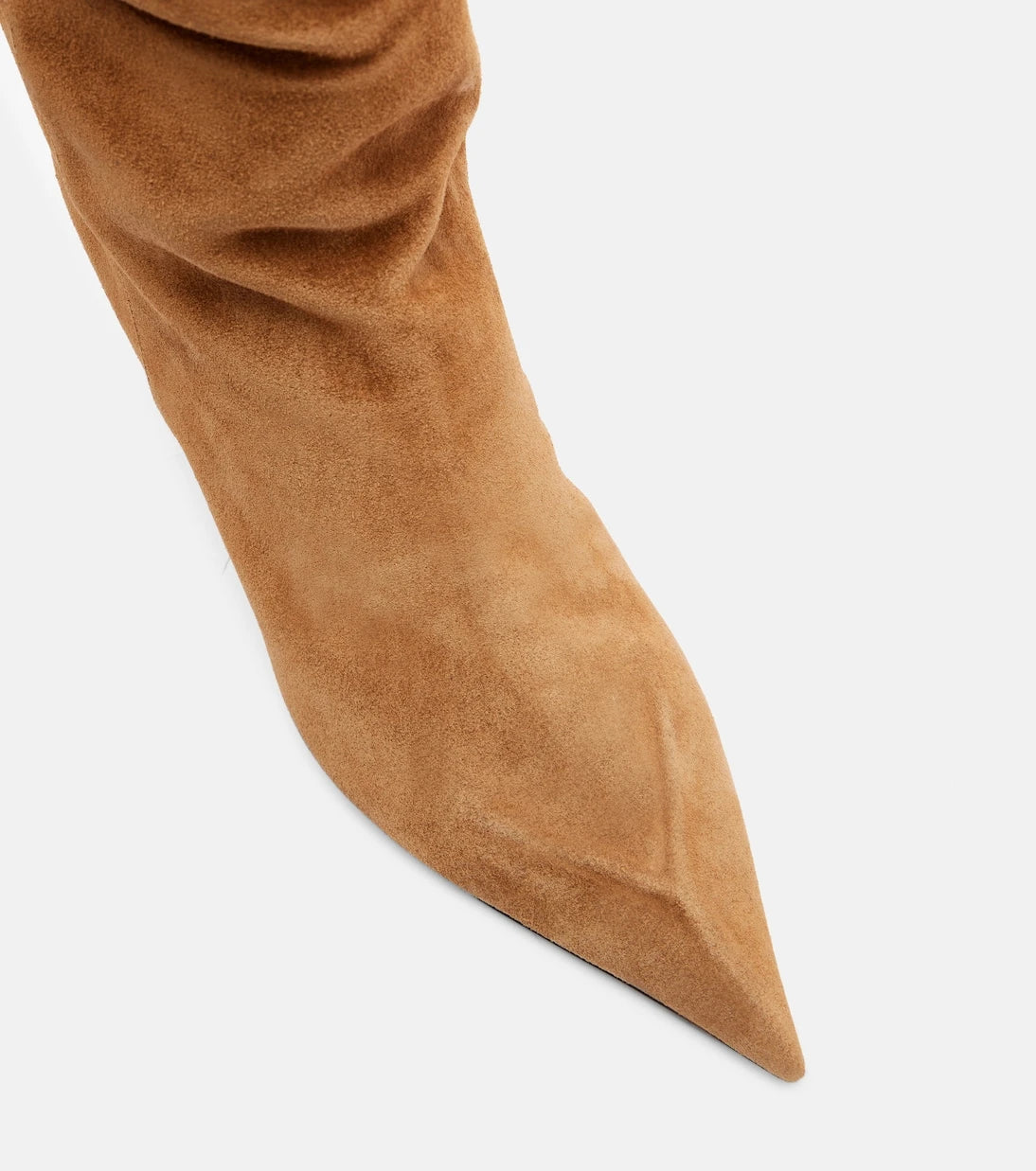 Amina Muaddi - Christine 80 suede knee-high boots