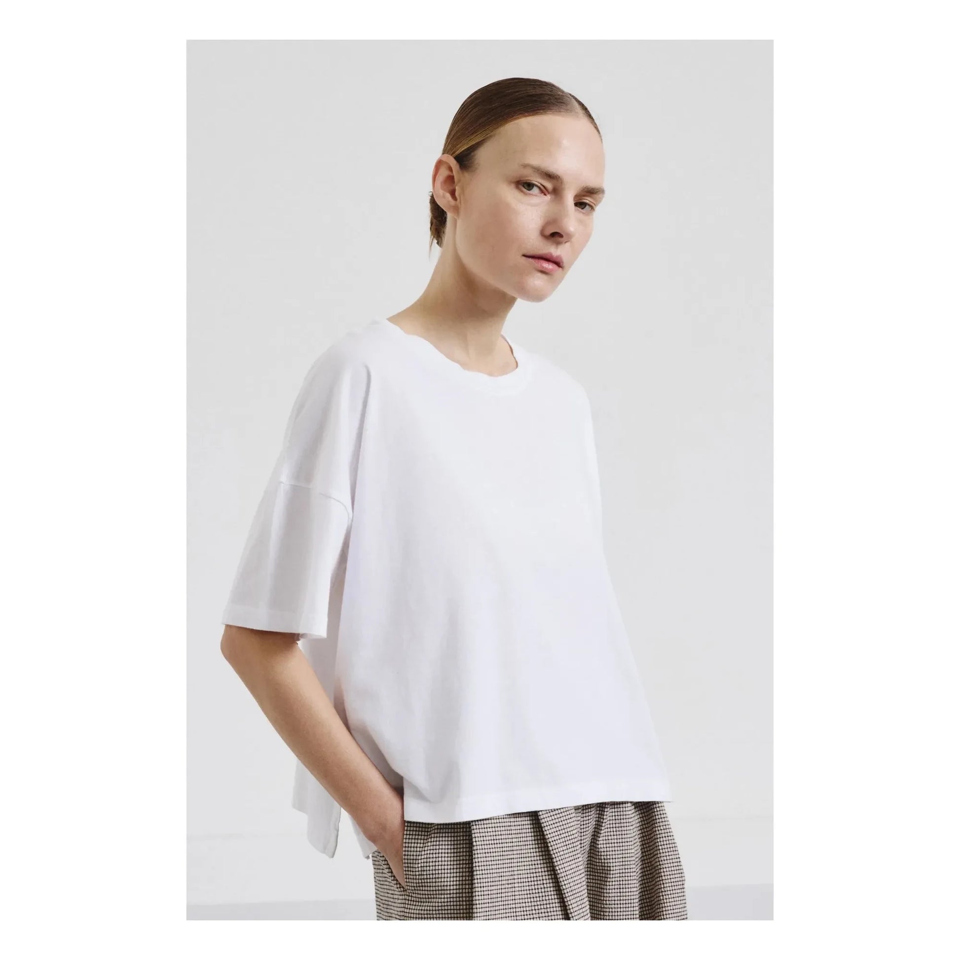Pomandère - Cotton Jersey T-shirt | White
