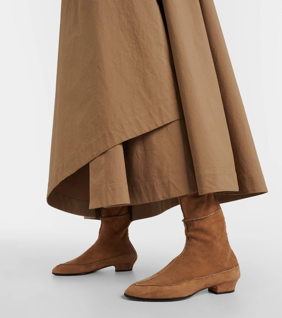 The Row - Awar suede over-the-knee boots