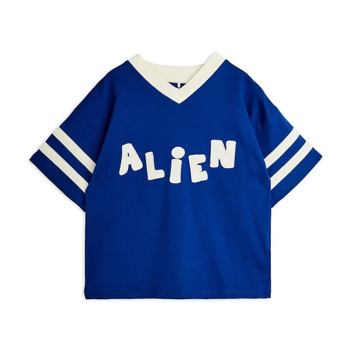 Mini Rodini тениска за деца памучна Alien