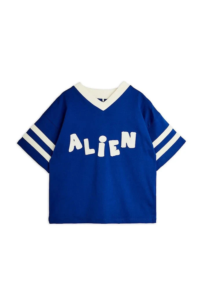 Mini Rodini тениска за деца памучна Alien