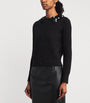 Ulla Johnson Black Cashmere Sequinned Margaux Cardigan