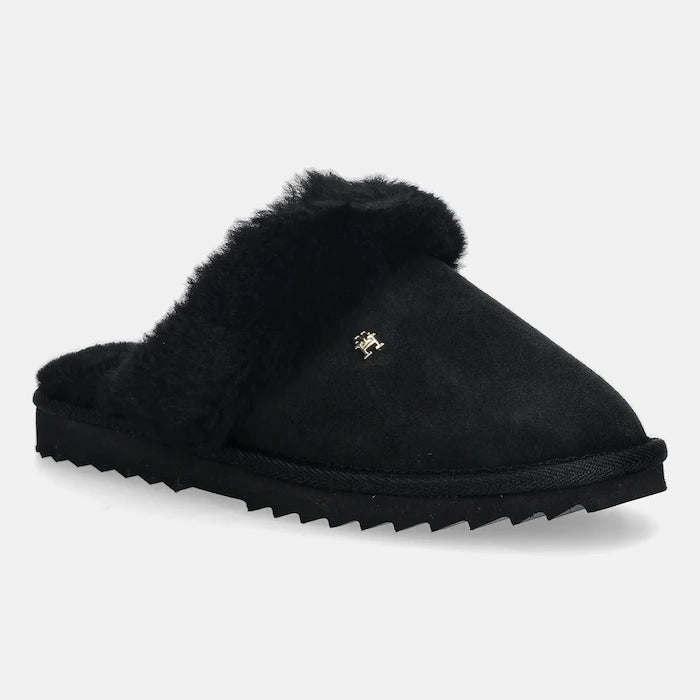Кожени чехли Tommy Hilfiger TH SHEARLING HOUSE SHOE
