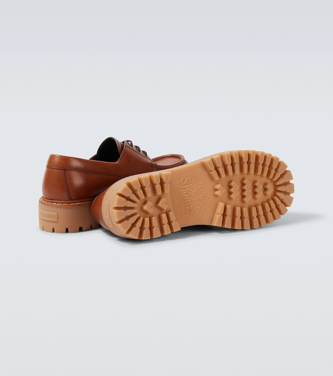 Prada - St. Moritz leather loafers