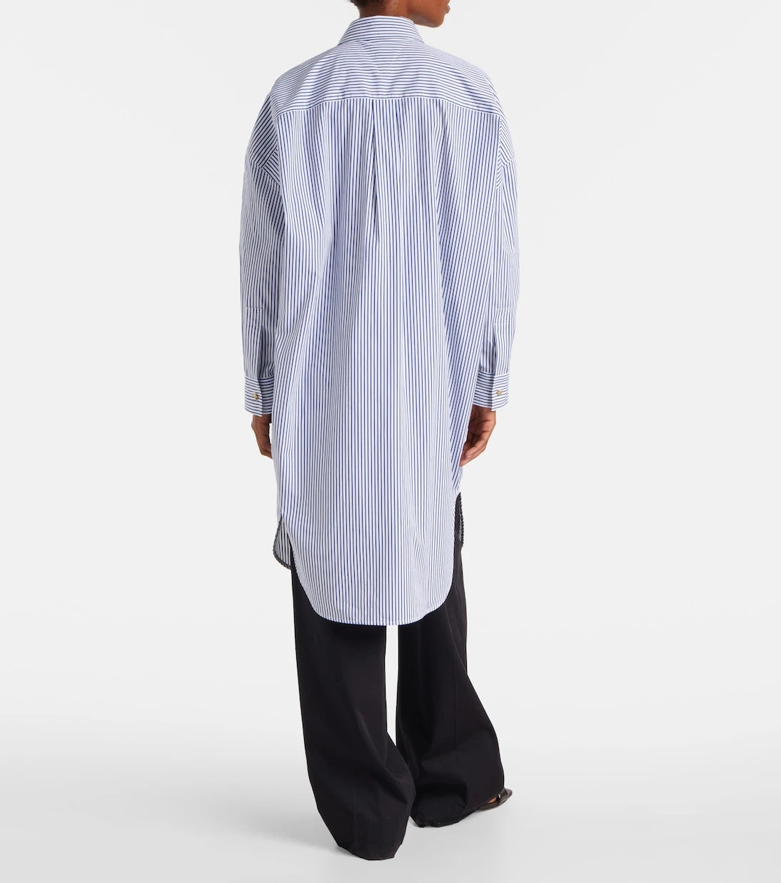 Bottega Veneta - Striped cotton poplin shirt
