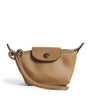 Brown Leather Le Pliage Xtra Coin Purse