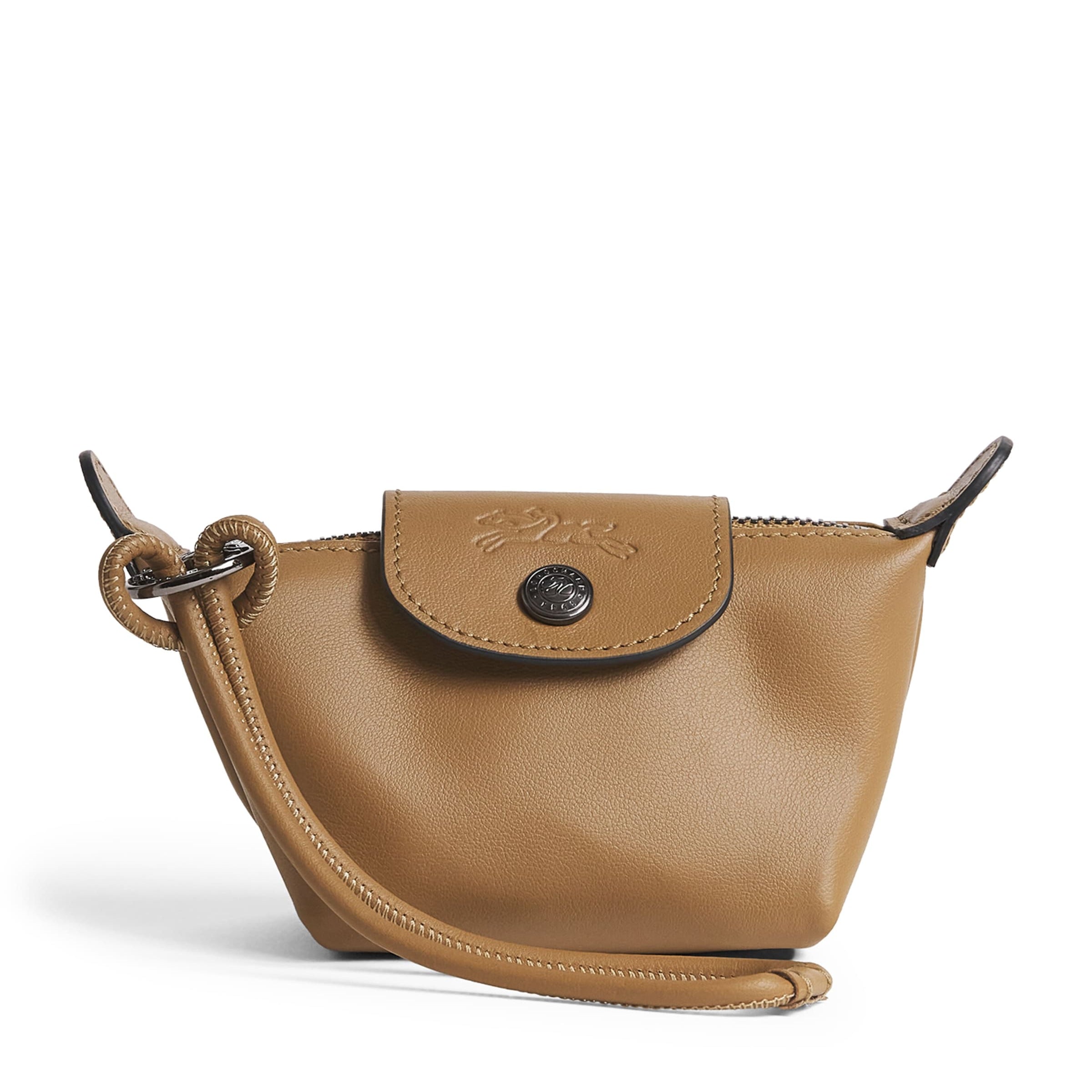 Brown Leather Le Pliage Xtra Coin Purse