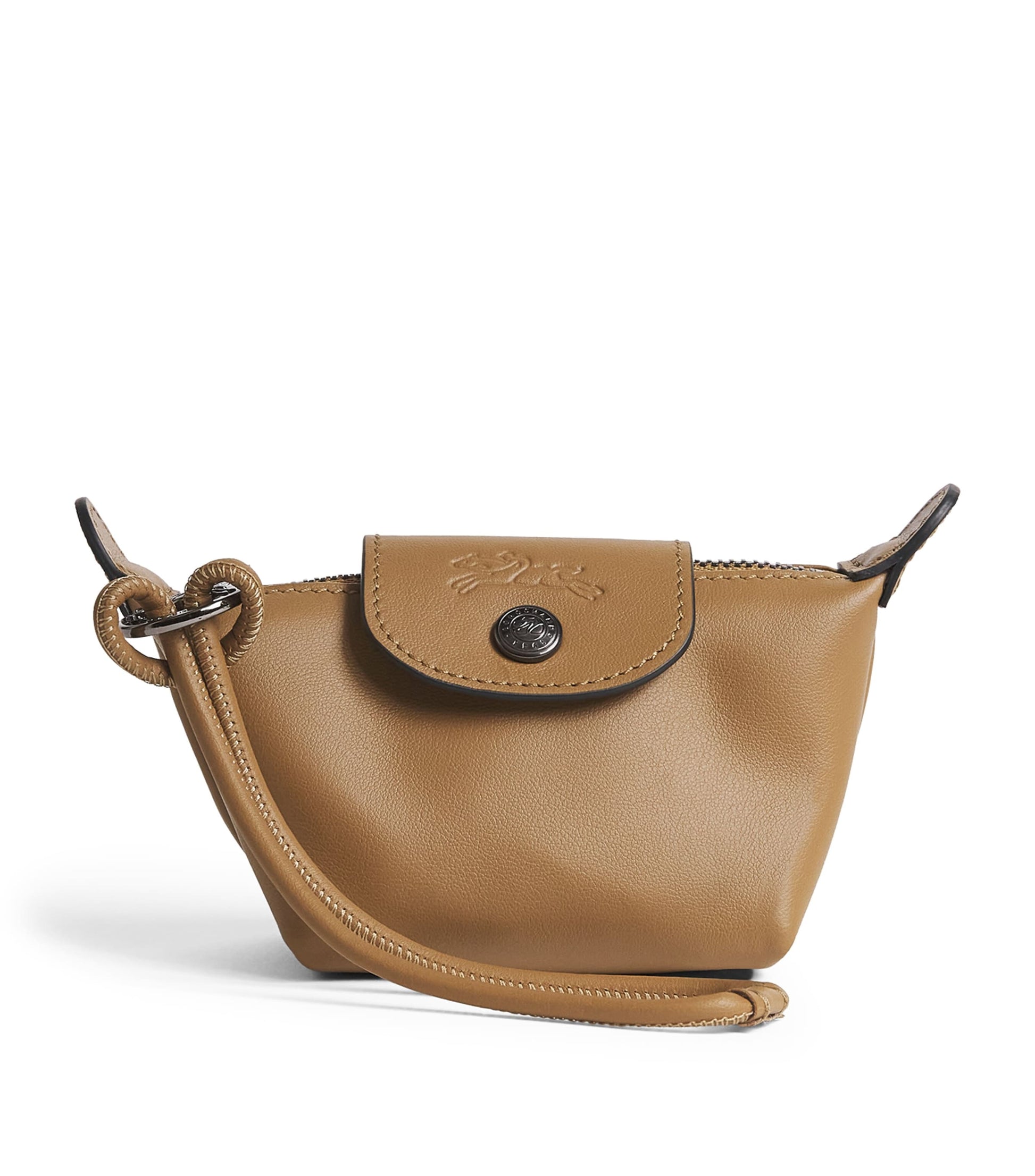 Brown Leather Le Pliage Xtra Coin Purse