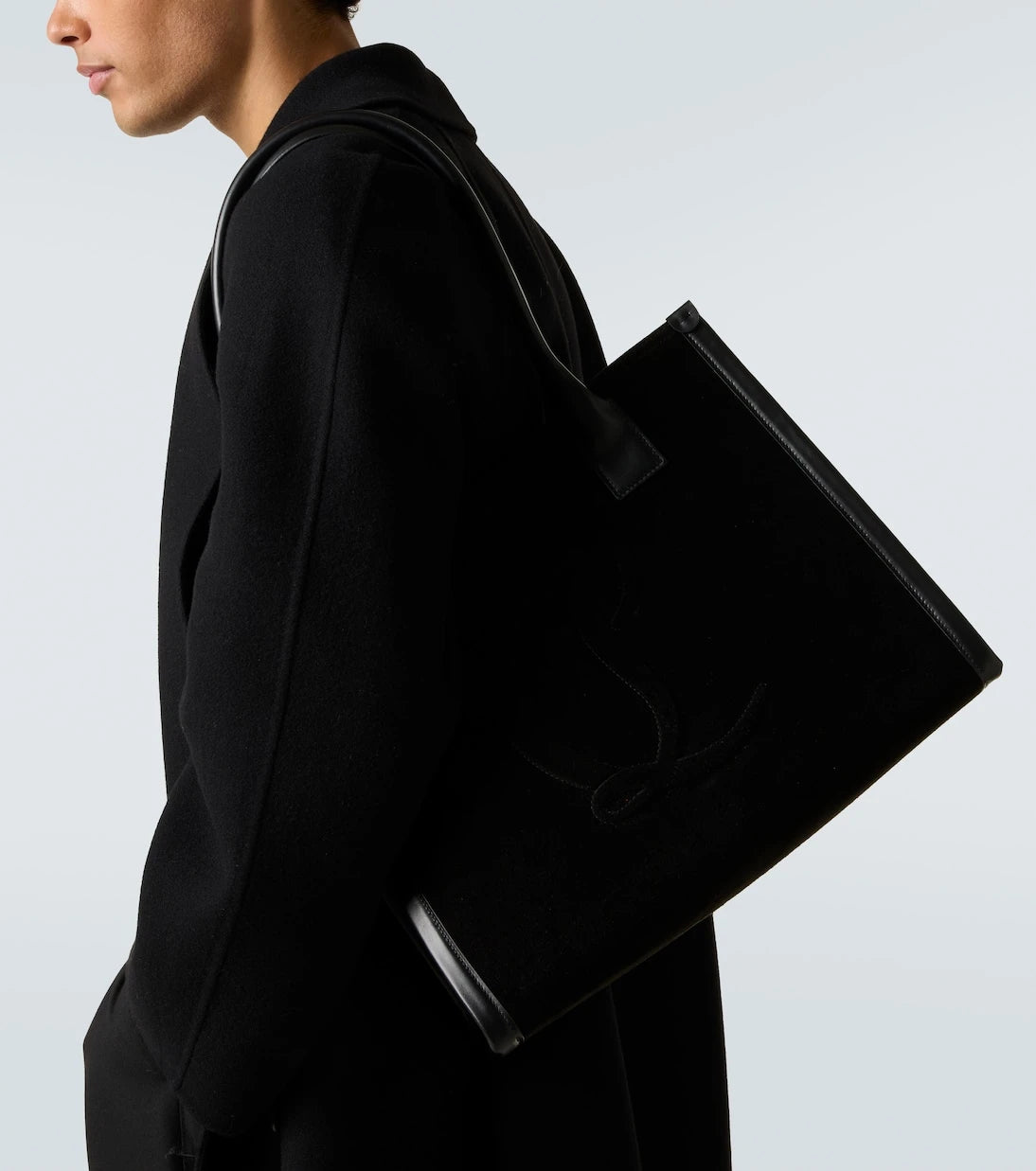 Christian Louboutin - By My Side suede tote bag
