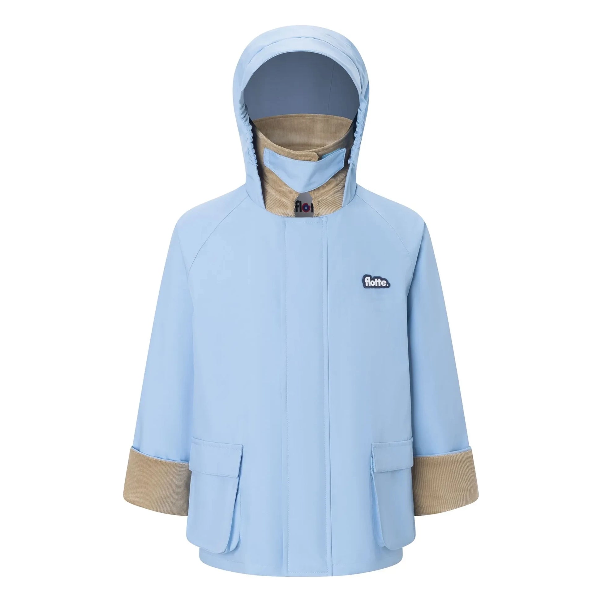 Flotte - Archivito Recycled Fiber Waterproof Jacket | Light blue