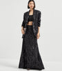 Brunello Cucinelli Black Embellished Crop Top