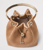 Jimmy Choo Beige Leather Bon Bon Top-Handle Bag