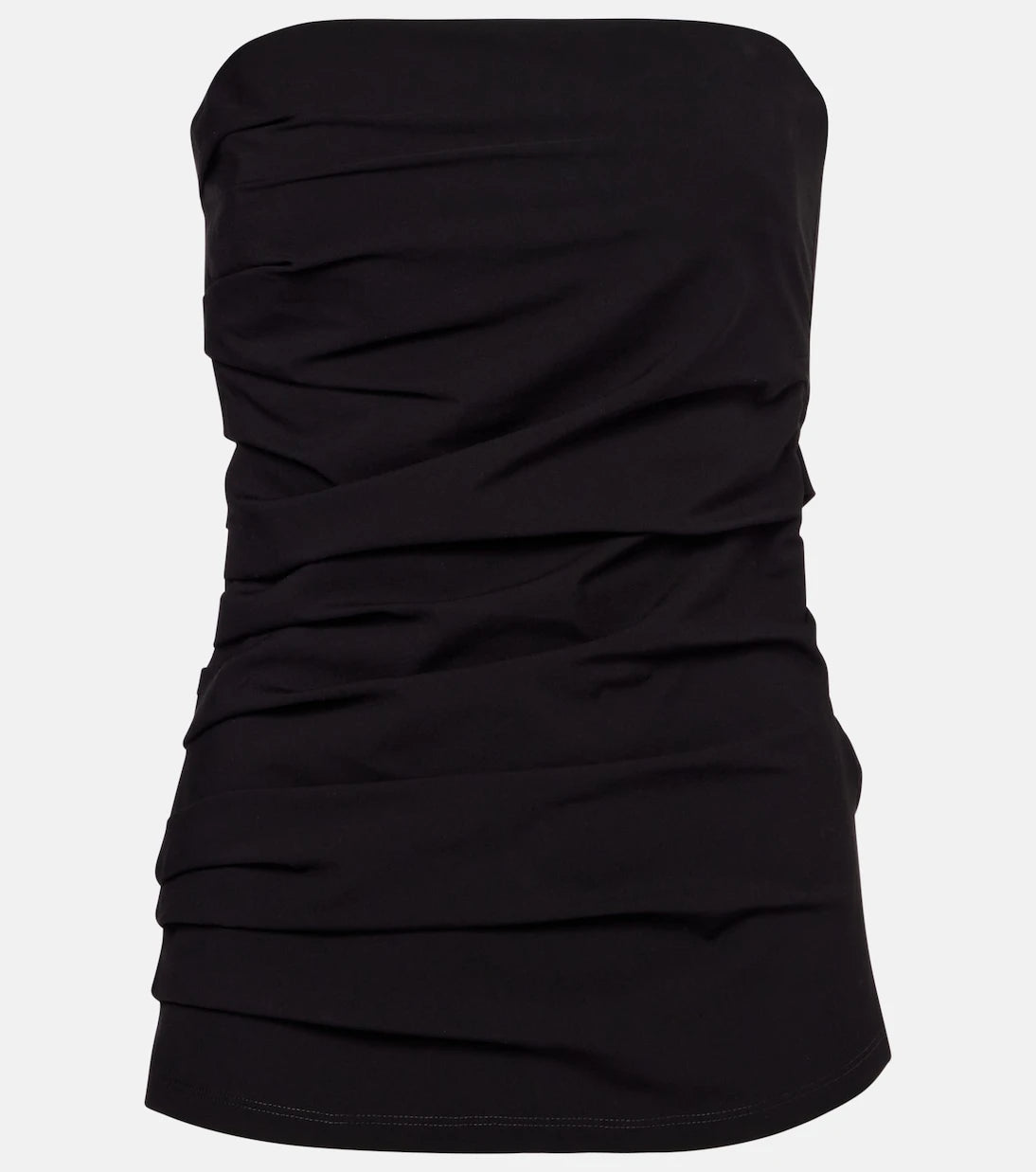 Proenza Schouler - Lena strapless cotton-blend top