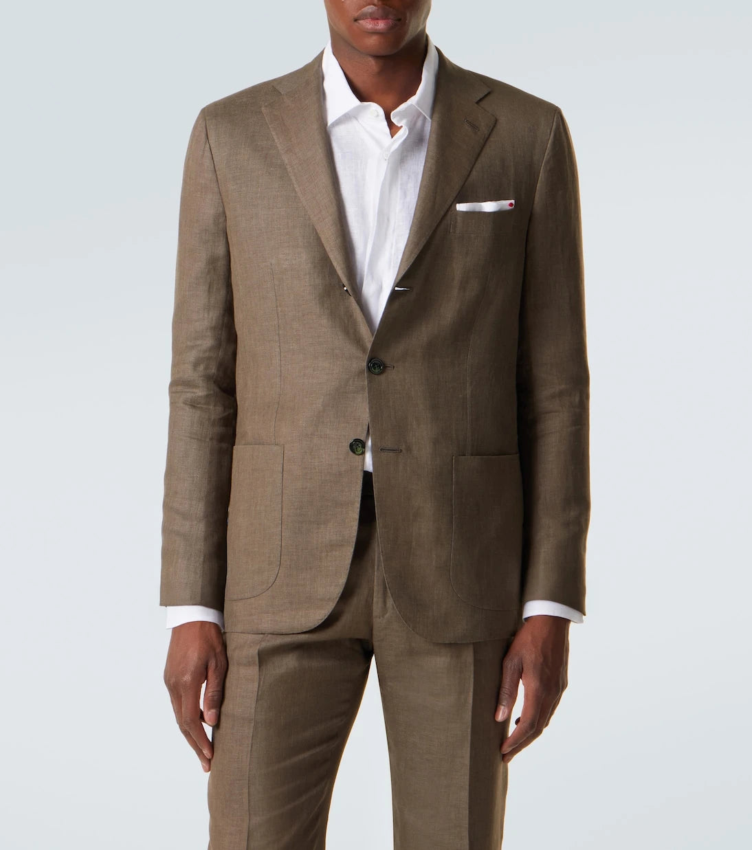 Kiton - Linen, wool, and silk suit