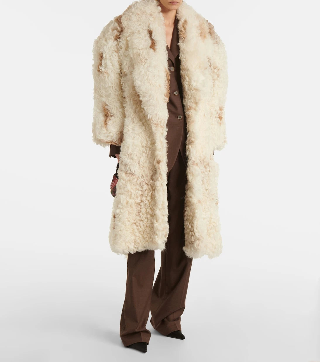 Magda Butrym - Belted shearling coat