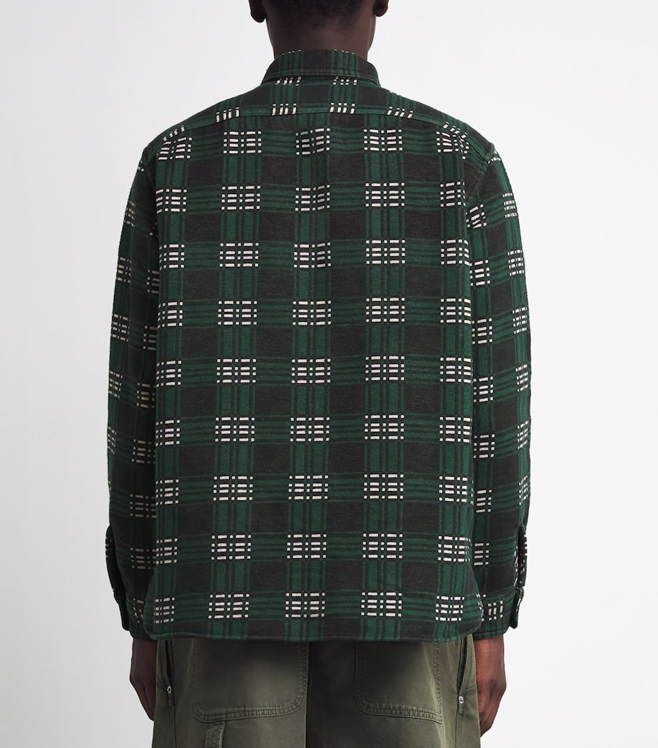 Cotton Check Flannel Overshirt