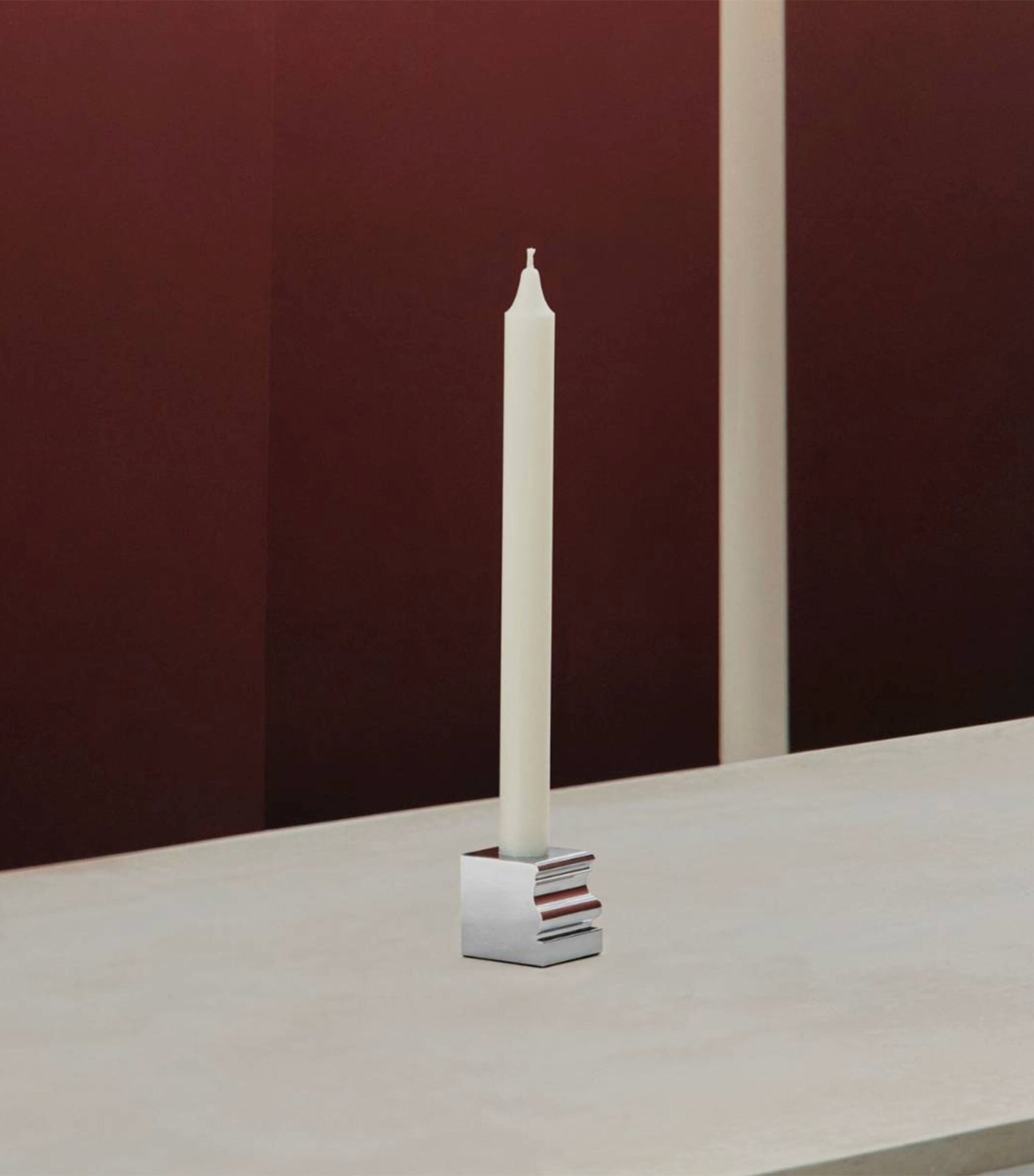 Christofle Small Perspectives Candle Holder
