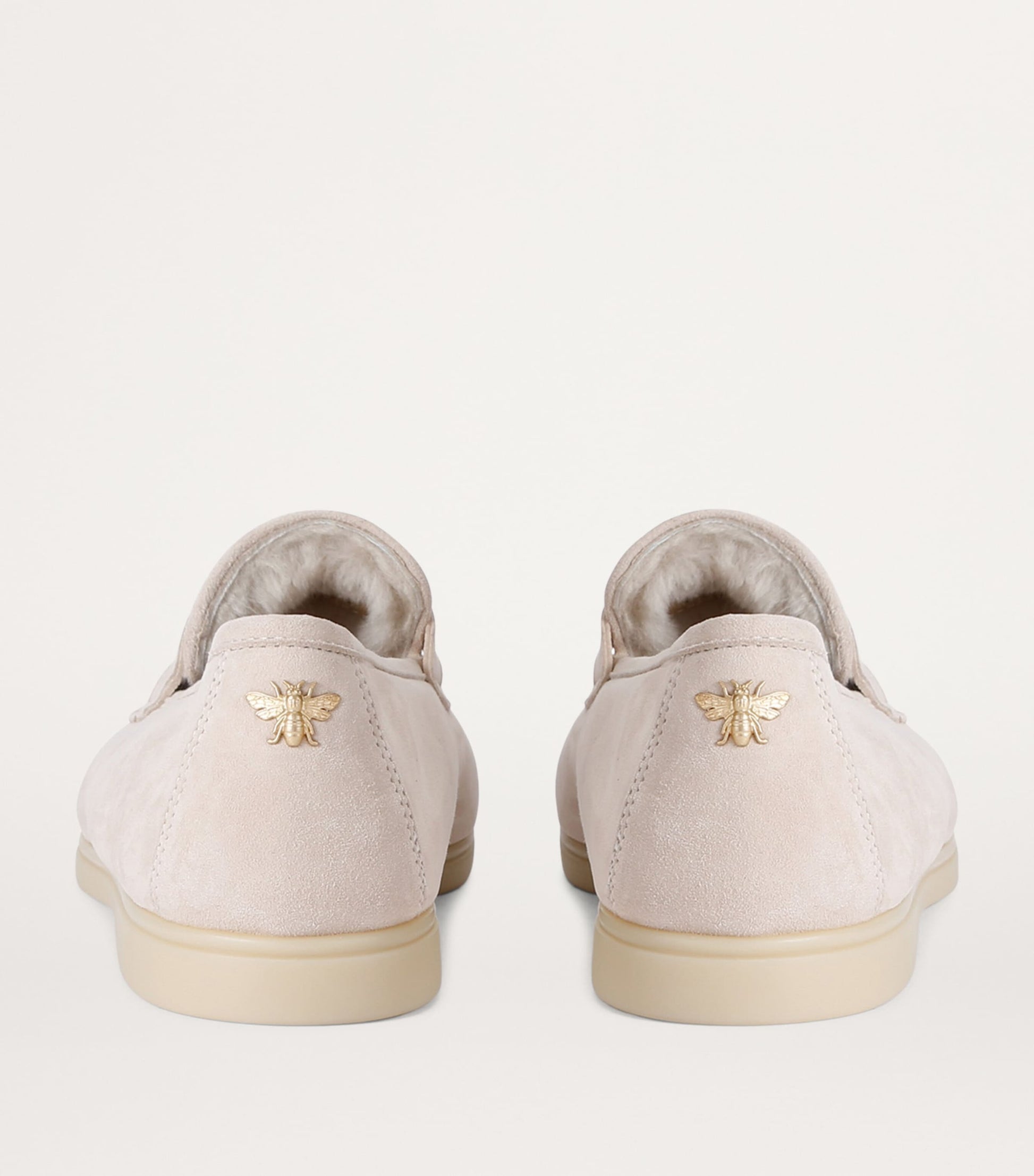 Bougeotte Beige Suede Loisir Gommé Loafers