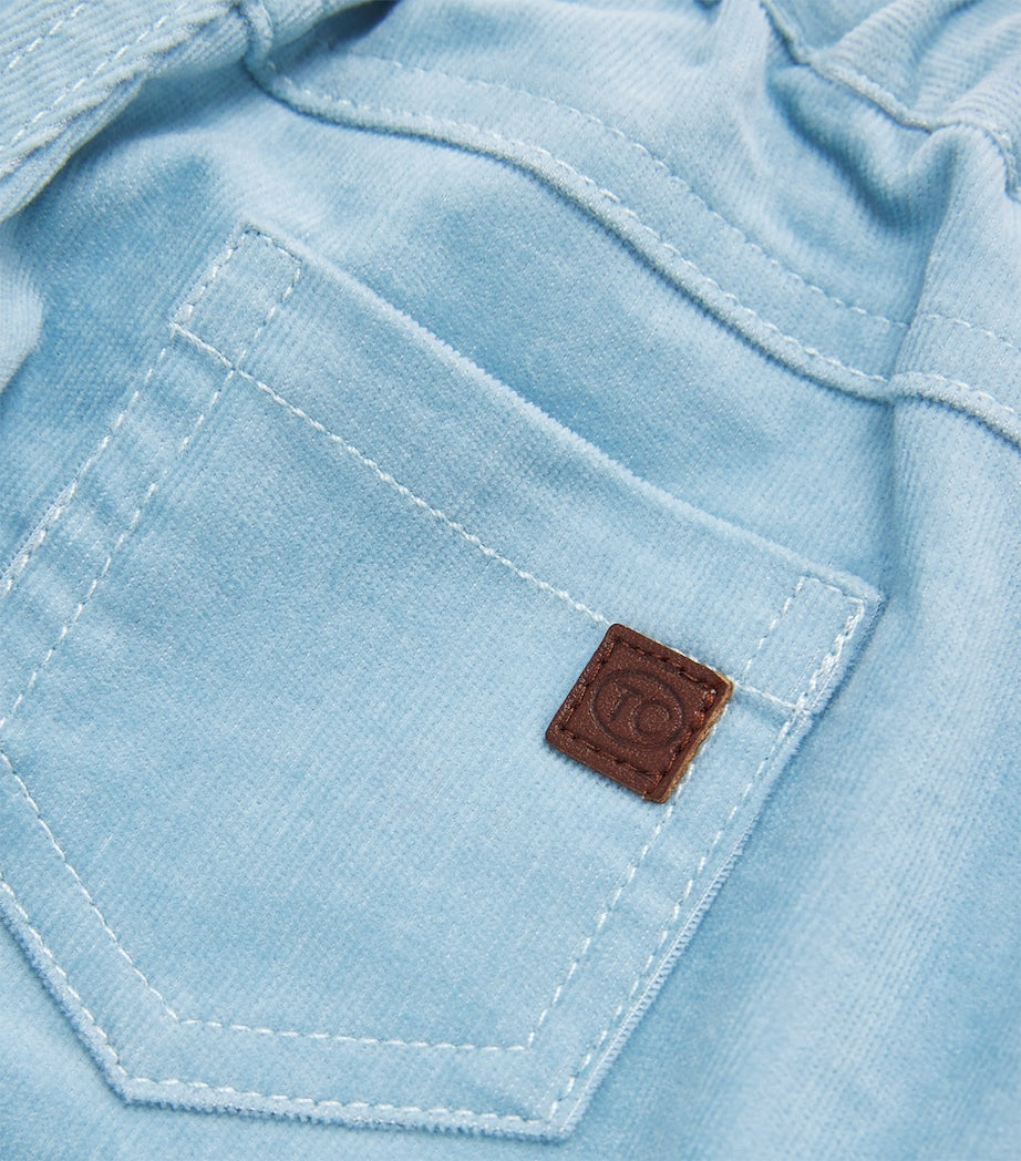 Tartine et Chocolat Cotton-Blend Needlecord Trousers